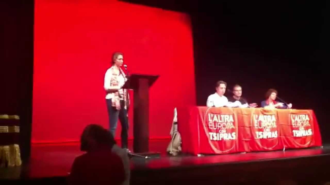 Assemblea Nazionale Lista Tsipras intervento Benedetta Piola Caselli Roma 7 giugno 2014
