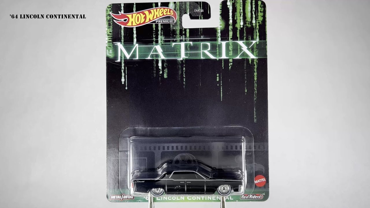 Hot Wheels Premium Pop Culture Matrix 1964 Lincoln Continental 1:64 - Édition Limitée 2025