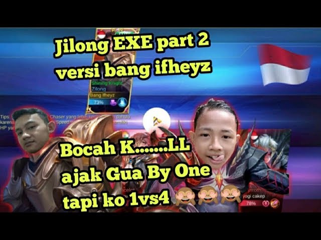 Zilong EXE, Versi Bang Ifheyz Part 2 || Bocah ajakkn Gua By one tapi kok 1vs4 - Mobil legend class=