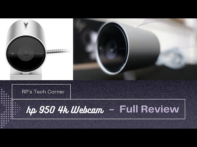 HP 950 4K Webcam Review - YouTube