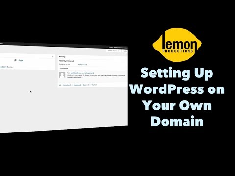 How to Setup a Website with WordPress on A Small Orange
