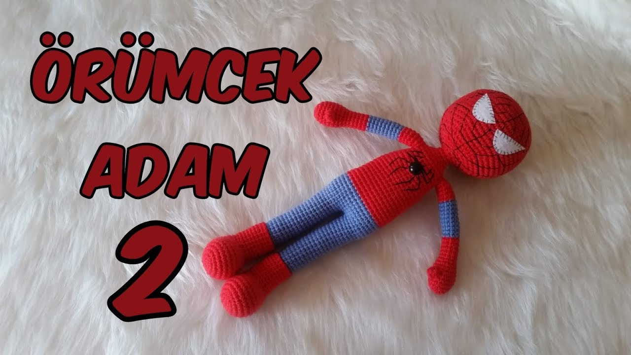 Amigurumi Örümcek Adam 2 (Kafa )