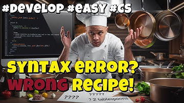 Syntax Error: When Programming Recipes Fail.(Chap01. Ep15)