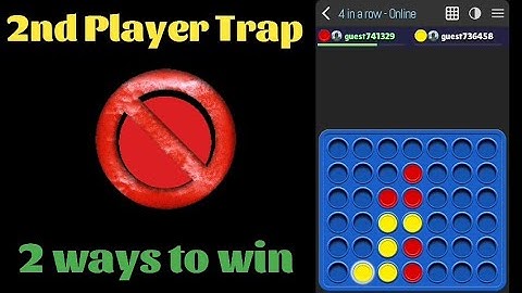 connect 4 trap second player