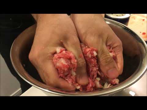 【ASMR】Making a japanese meatloaf Cooking ハンバーグ作り　音フェチ　料理