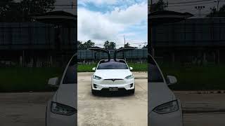Tesla Model X is dancing #tesla #automobile #foryoupage #myanmar