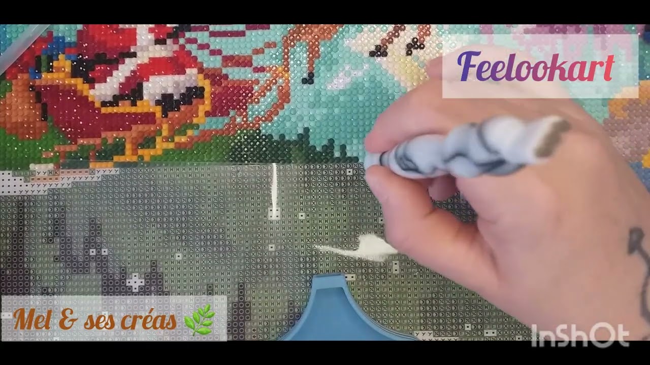 #loisirscreatifs #diamondpainting #partage #feelookart #noel 