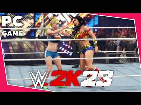 Wonder Woman with Superman vs. Strong Woman with PC Principal! - WWE 2K23: 2 Out Of 3 Falls Match @CeltSoul