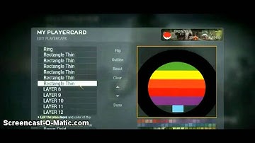 Black Ops Emblem Editor Tutorial - Apple Logo