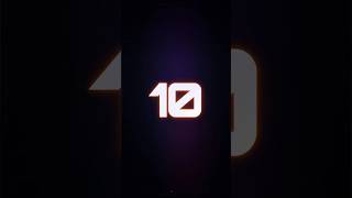 10 to 0 Countdown Timer with Sound Effects. #timer #countdown #shorts #4k #tiktok