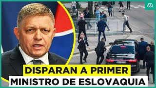 Disparan contra Primer Ministro de Eslovaquia: Robert Fico en estado grave