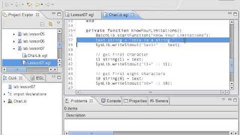 Essential EGL+Batch - Lesson 07 Characters