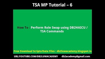 TSA Tutorial Part 6 - How To Perform Role Swap using DB2HAICU TSA Commands