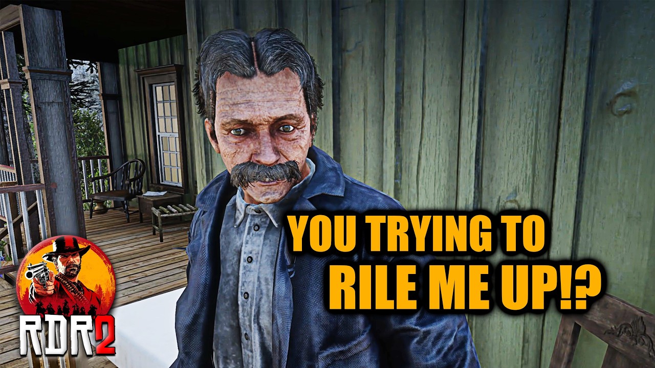 You trying to rile me up, huh? - Red Dead Redemption 2 - YouTube