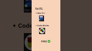 Best Free C compilers & Apps for Beginners⚡️✅️ #cprogramming