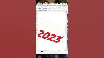 3d Text Effect - Blend Tool Coreldraw 2019 #coreldraw #shorts #youtubeshorts #shortvideo #viral