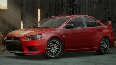 NFS The Run - Mitsubishi Lancer Evolution X