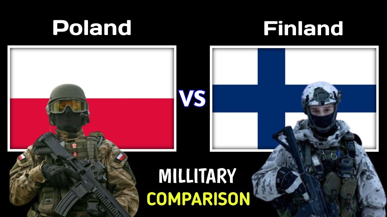 Сравнение военной мощи Финляндии и Польши в 2025 году | Военная мощь Польши и Финляндии в 2025 году
