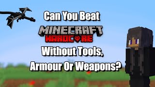 Can You Beat Minecraft Hardcore Without Tools, Armour or Weapons? | Absurd Challenges