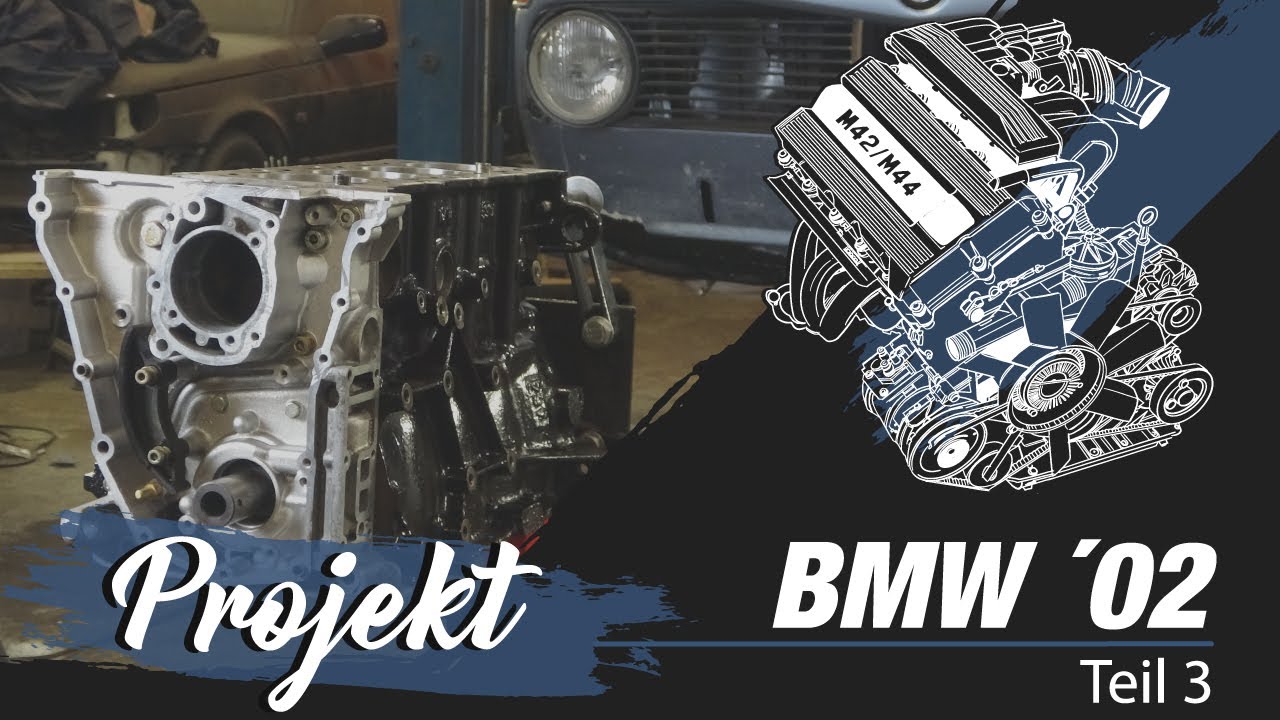 Motorumbau und Restomod BMW 02 | Kapitel 3 | Aufbau M42-Motor und Teaser