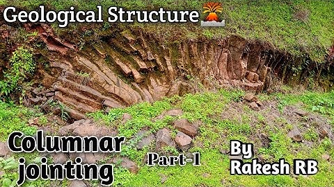 Columnar Jointing|Geological Structure| #coloumnarjointing #structure #rocks #basalt #joints Ep-1 🌍
