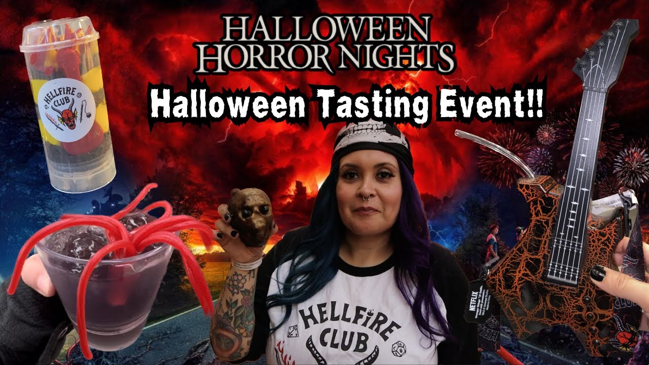 HHN Special Tasting Event!! We tried all the spooky foods and drinks! Plus interview with the chef!
