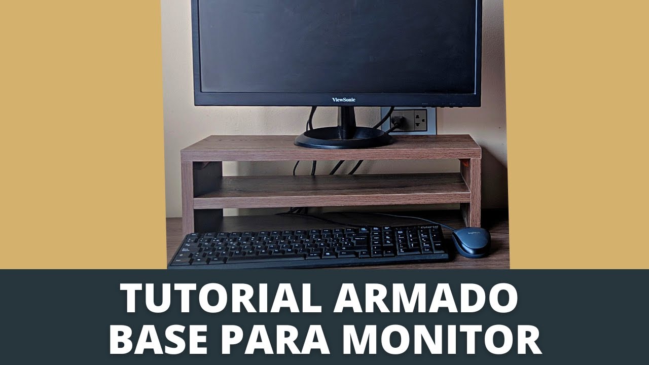 Mueble base para monitor de PC - Tutorial 