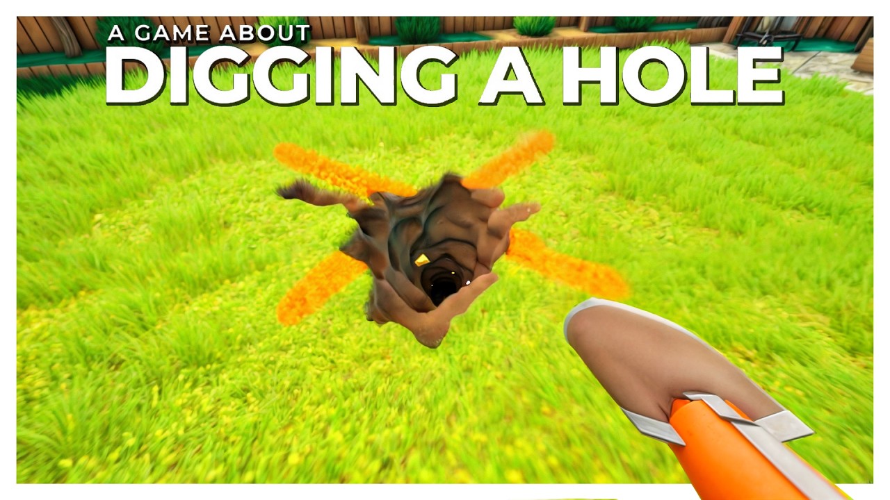 I broke that game about digging a hole
