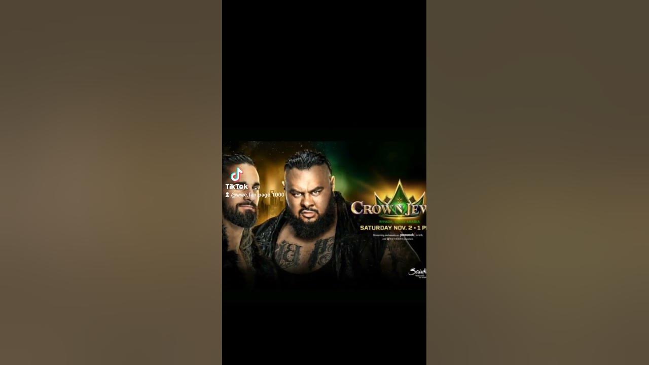 WWE Crown Jewel 2024 match cards YouTube