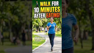 🚶♂️ Walk for 10 Minutes After Eating!