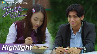 Highlight Ep07 Dikta Membawa Nadhira Makan Bubur Kesukaannya  Wetv Original Dikta U0026 Hukum