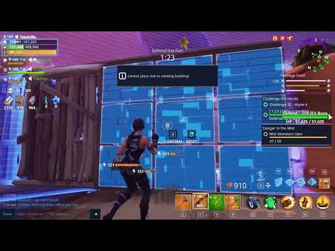 HORDE BASH PL151 MOBS CHALLANGE 32 Fortnite Save the World