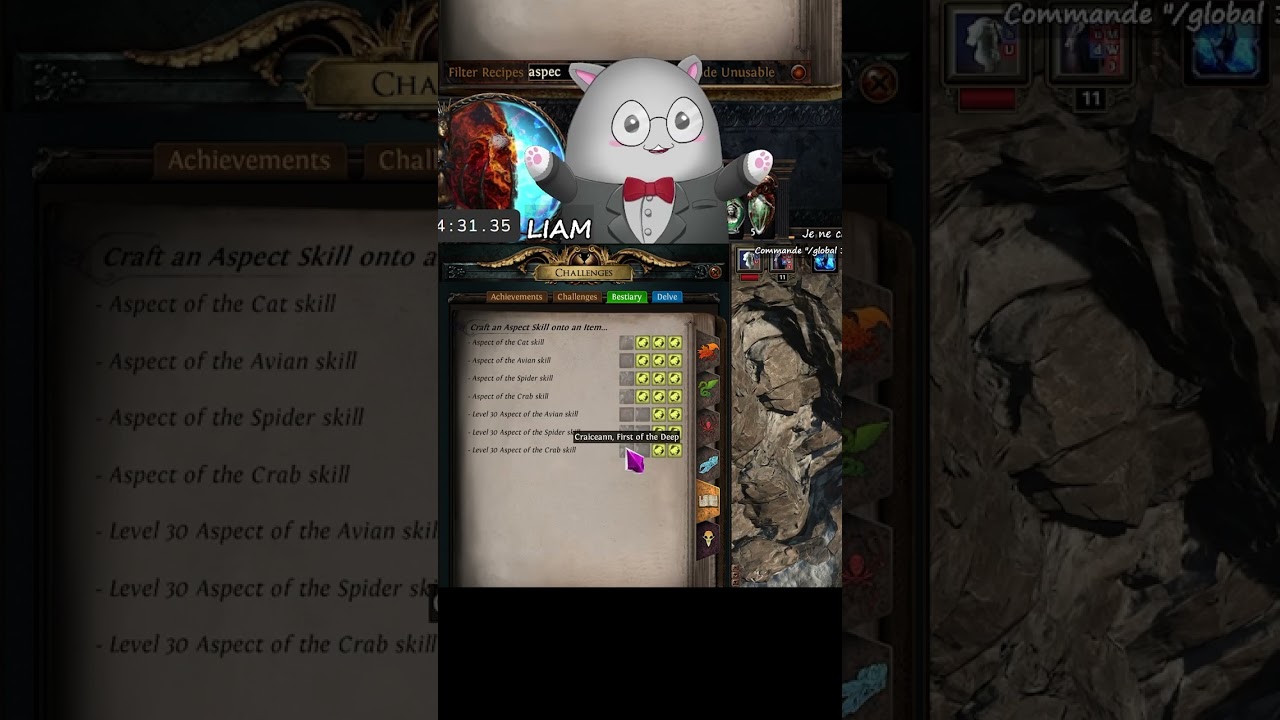 Comment craft aspect of the crab ?  