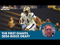 Building the posts first 2024 new york giants mock draft