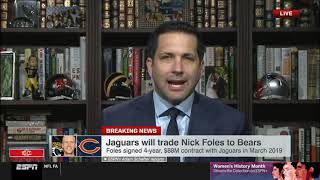 Nfl Free Agency Jaguars Trade Nick Foles To Bears