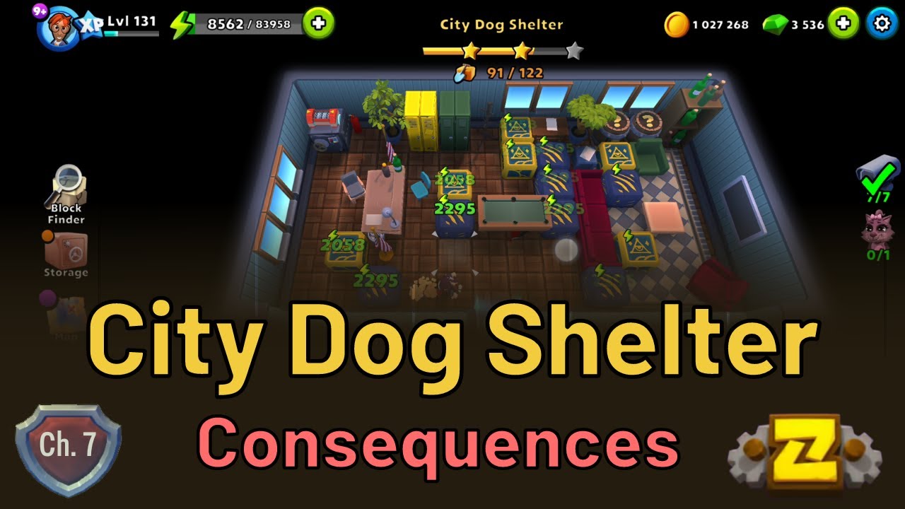 City Dog Shelter - Consequences Side Quest - Puzzle Adventure