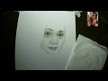 How to draw a face using charcoal