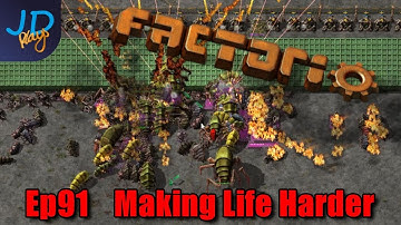 Making Life Harder Ep91 | Factorio Biter Hell | Gameplay, Lets Play
