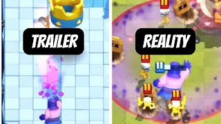 Clash Royale - TRAILER vs REALITY screenshot 2