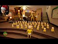 The baby in yellow  playing against 100 tiny baby  gameplay walkthrough new update