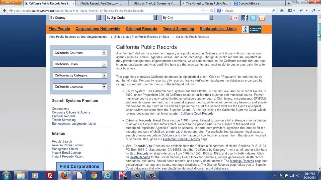 search public record