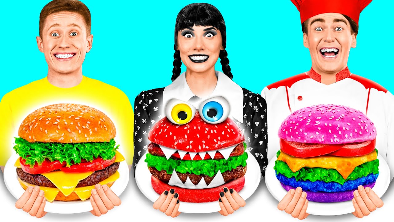 Wednesday vs 奶奶 烹飪挑戰 | 有趣的時刻