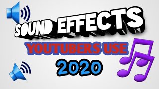 Sounds effect youtubers use 2020 | heson enrijo