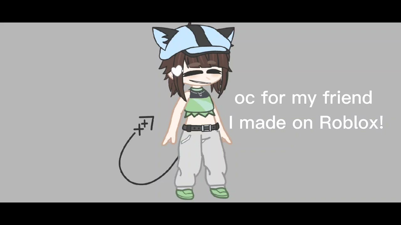 oc for my friend I made on roblox - YouTube
