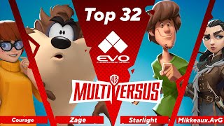 Courage & Zage Vs. Starlight & Mikkeaux.AvG | Top 32 | MultiVersus EVO 2022