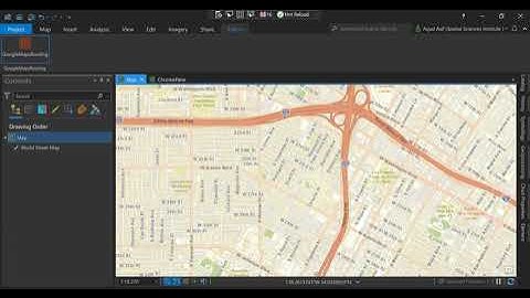 GoogleMapsRoutingAddIn - An AddIn for ArcGIS Pro