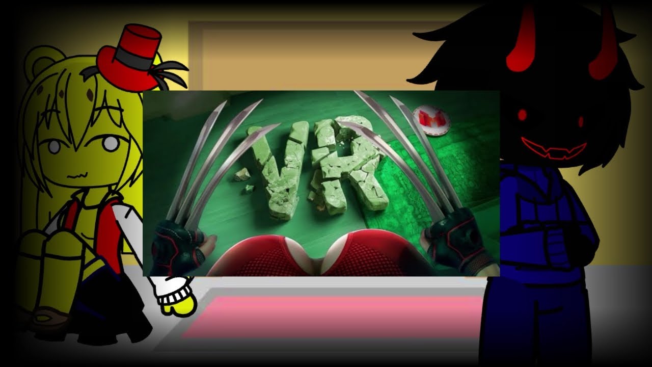 Гача реакция на мармока,, Vr и Взрослые дяди"