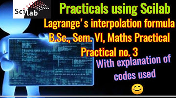 Practicals on Lagrange