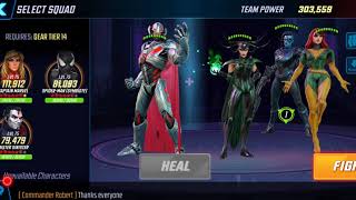 MSF DD3: Day 32 Node 4 Attempt 2.  Dark Dimension MSF Marvel Strike Force