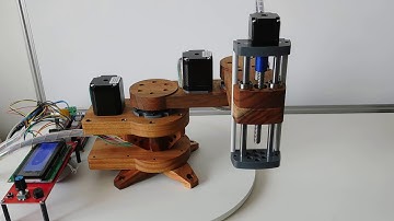 Virk I mini desktop scara robot -  first moves